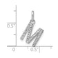 Twisted .05 ct. Diamond Initial M Charm - WBC