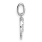 Twisted .07 ct. Diamond Initial O Charm - WBC