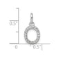 Twisted .07 ct. Diamond Initial O Charm - WBC