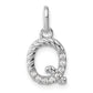 Twisted .07 ct. Diamond Initial Q Charm - WBC