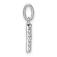 Twisted .05 ct. Diamond Initial R Charm - WBC