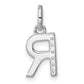 Twisted .05 ct. Diamond Initial R Charm - WBC