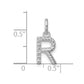 Twisted .05 ct. Diamond Initial R Charm - WBC