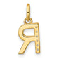 Twisted .05 ct. Diamond Initial R Charm - WBC