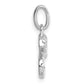 Twisted .07 ct. Diamond Initial S Charm - WBC