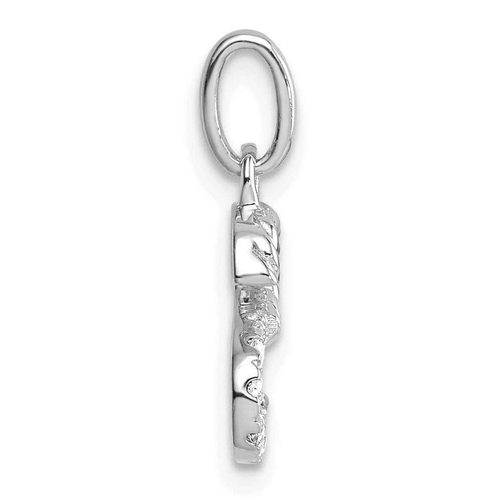 Twisted .07 ct. Diamond Initial S Charm - WBC