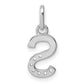 Twisted .07 ct. Diamond Initial S Charm - WBC