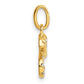 Twisted .07 ct. Diamond Initial S Charm - WBC