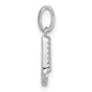 Twisted .10 ct. Diamond Initial U Charm - WBC