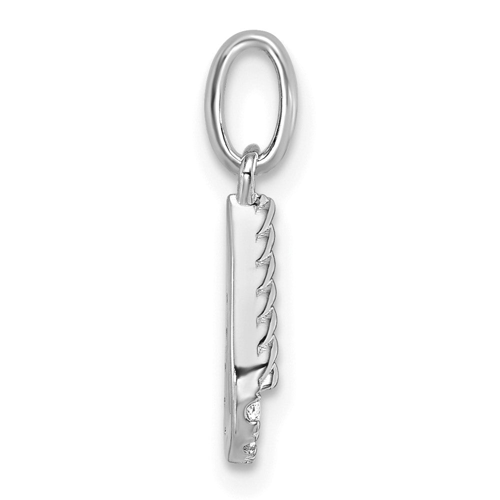 Twisted .10 ct. Diamond Initial U Charm - WBC