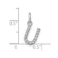 Twisted .10 ct. Diamond Initial U Charm - WBC