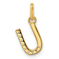 Twisted .10 ct. Diamond Initial U Charm - WBC
