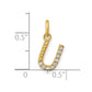 Twisted .10 ct. Diamond Initial U Charm - WBC