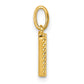 Twisted .05 ct. Diamond Initial W Charm - WBC