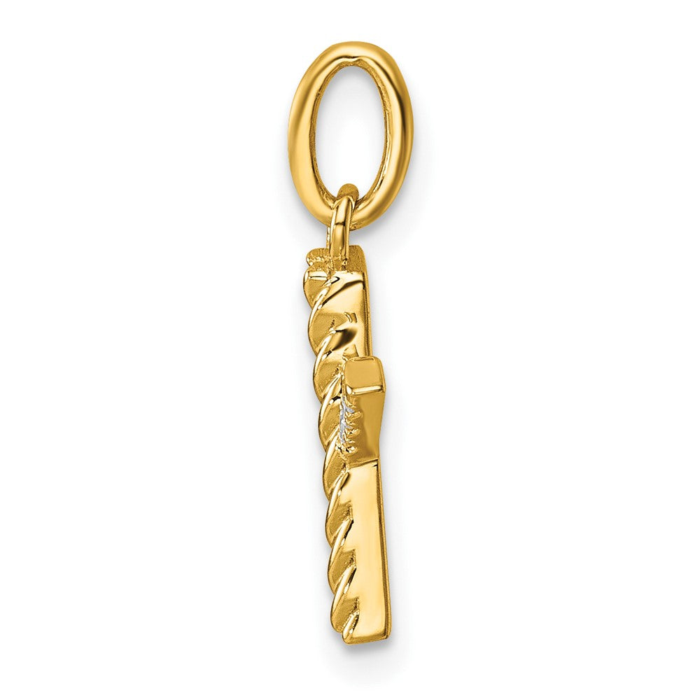 Twisted .05 ct. Diamond Initial X Charm - WBC