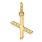 Twisted .05 ct. Diamond Initial X Charm - WBC