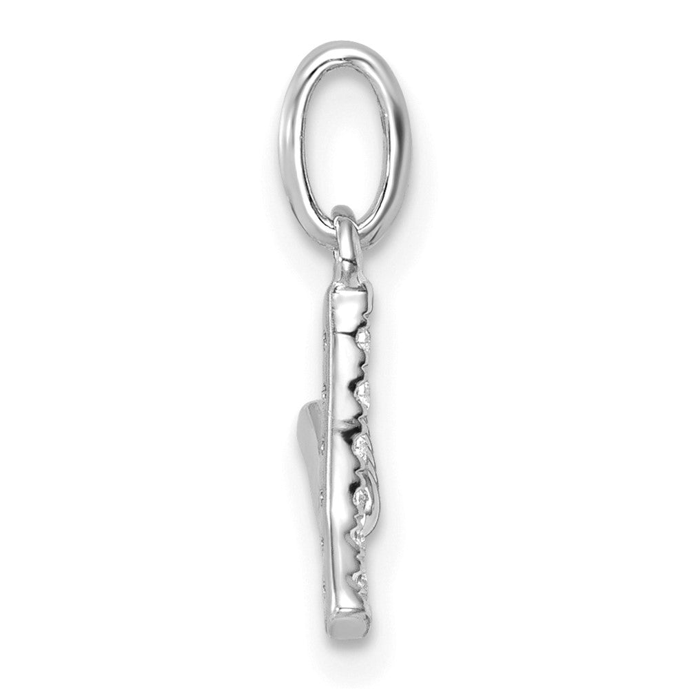 Twisted .05 ct. Diamond Initial Y Charm - WBC