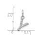 Twisted .05 ct. Diamond Initial Y Charm - WBC