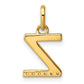 Twisted .05 ct. Diamond Initial Z Charm - WBC