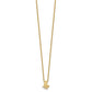 Polished and Hammered 1/20 carat Diamond Butterfly Necklace - WBC