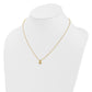 Polished and Hammered 1/20 carat Diamond Butterfly Necklace - WBC