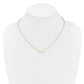 Polished 1/10 carat Diamond Bar Necklace - WBC
