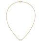 Polished 1/10 carat Diamond Bar Necklace - WBC