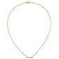Polished 1/3 carat Diamond Bar Necklace - WBC