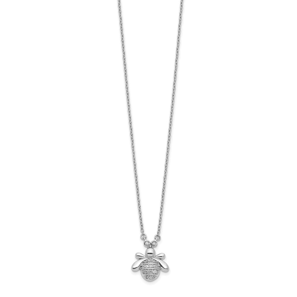 1/10 carat Diamond Bee Necklace - WBC