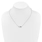 1/20 carat Black Diamond Mother and Baby Cat Necklace - WBC