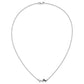 1/20 carat Black Diamond Mother and Baby Cat Necklace - WBC