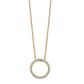 Polished 1/2 carat Diamond Circle Necklace - WBC