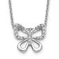 1/10 carat Diamond Butterfly Necklace - WBC