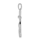 1/4 carat Diamond Anchor Pendant - WBC