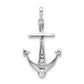 1/4 carat Diamond Anchor Pendant - WBC