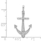 1/4 carat Diamond Anchor Pendant - WBC