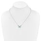 1/3 carat Diamond and Turquoise Butterfly Necklace - WBC