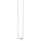 1/10 carat Diamond Sideways Cross Necklace - WBC