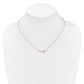 1/10 carat Diamond Sideways Cross Necklace - WBC