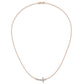 1/10 carat Diamond Sideways Cross Necklace - WBC