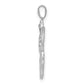 Diamond Cut-out Angel Pendant - WBC