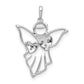 Diamond Cut-out Angel Pendant - WBC