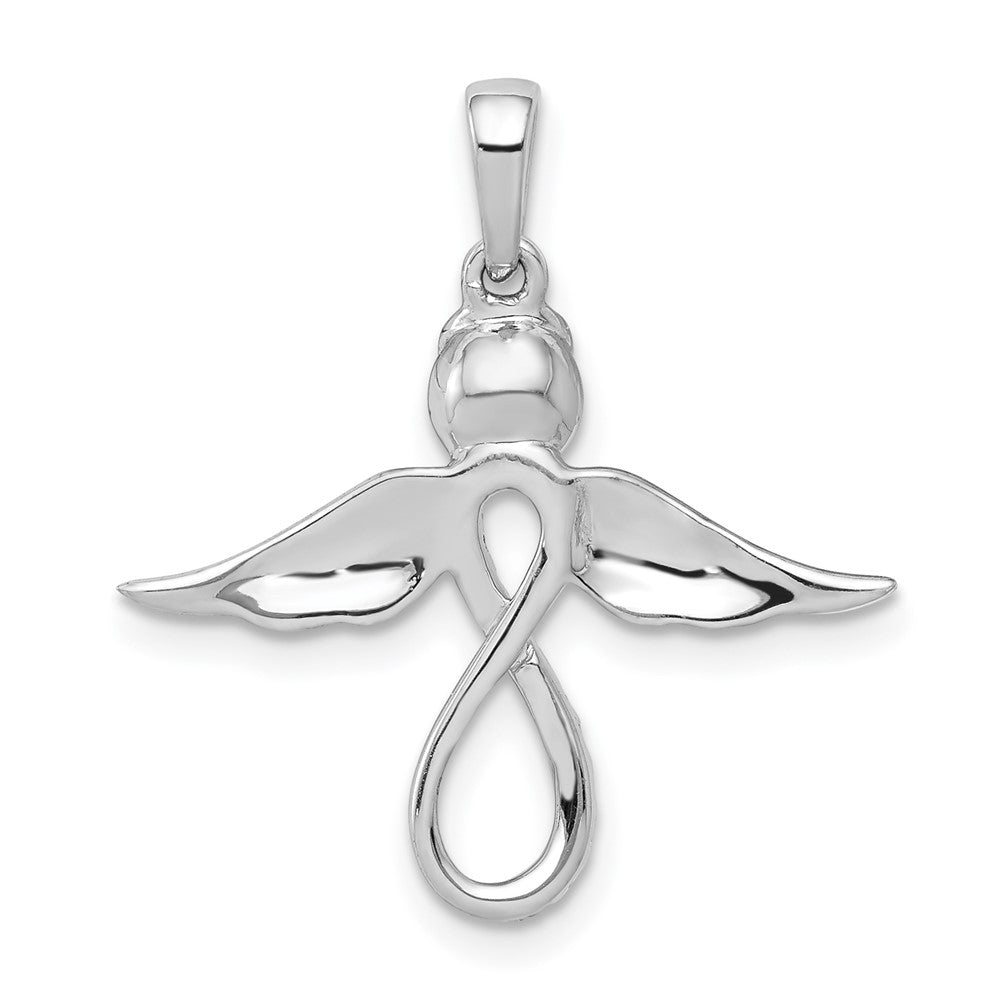 Diamond Infinity Angel Pendant - WBC