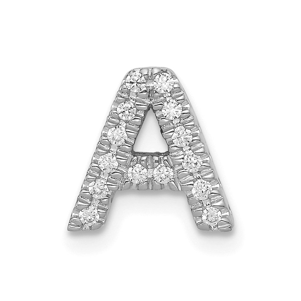 Diamond Letter A Initial Charm - WBC