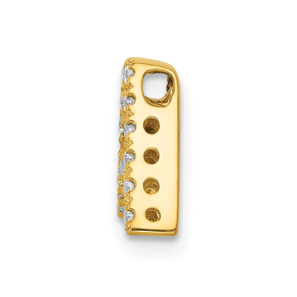 Diamond Letter A Initial Charm - WBC