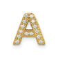 Diamond Letter A Initial Charm - WBC