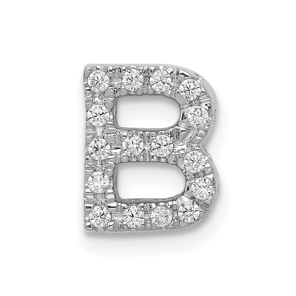 Diamond Letter B Initial Charm - WBC