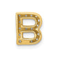 Diamond Letter B Initial Charm - WBC