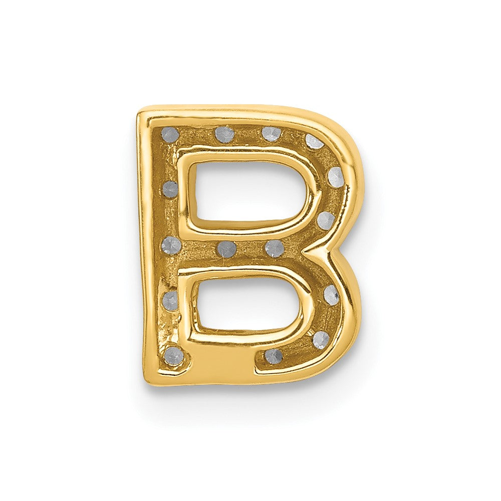 Diamond Letter B Initial Charm - WBC