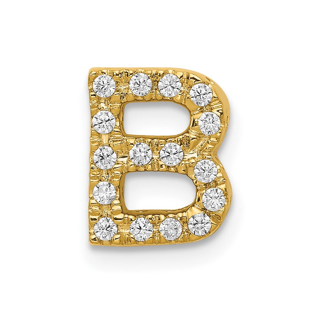 Diamond Letter B Initial Charm - WBC